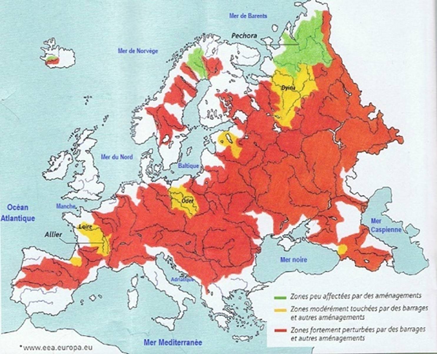 Quel Est Le Plus Long Fleuve Deurope Les grands fleuves européens lourdement aménagés.
